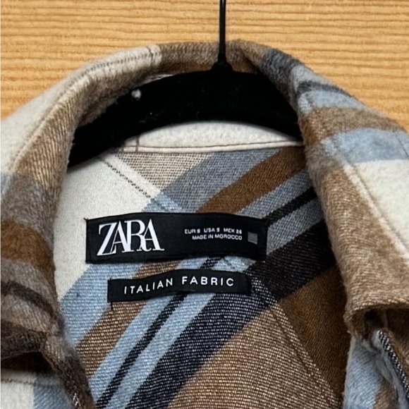 Viral Zara Plaid Shacket - Picture 4 of 4